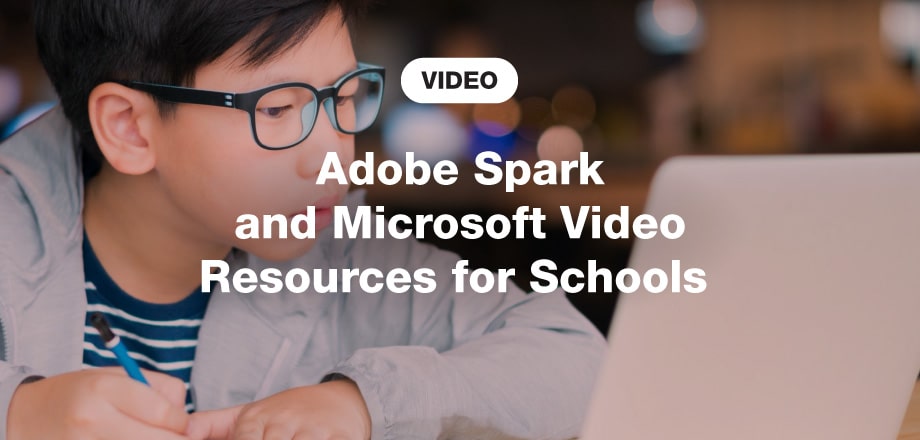 Adobe Spark Teacher PD Video Resources