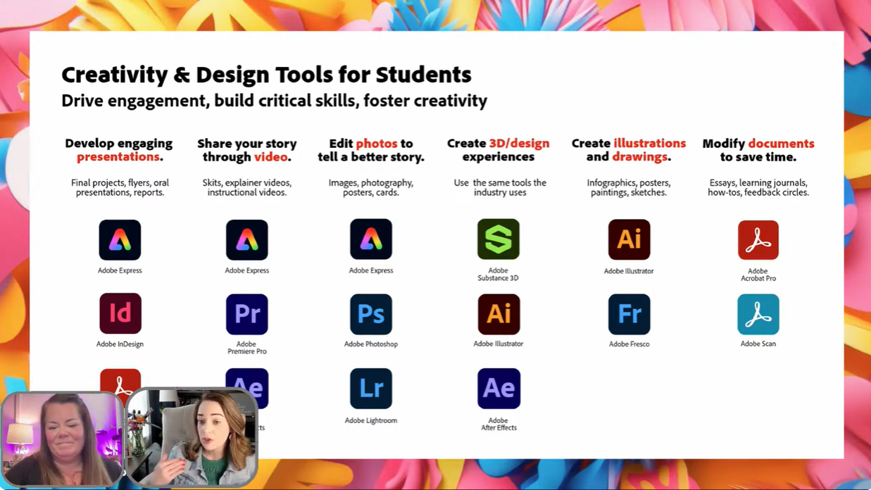 Creativity and design tools for students