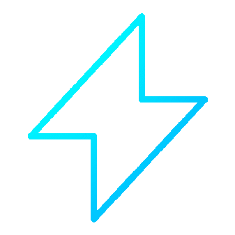 animated icon electric power hover pinch