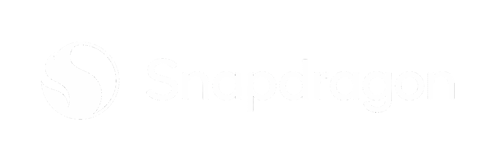 Snapdragon hero logo CMYK flat white HZ1 07172025