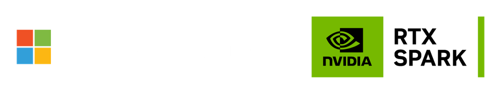 Microsoft Surface Laptop Ultra puts a supercomputer in your developers' hands 4 Surface Nvidia RTX Spark Logo Lockup Horizontal white